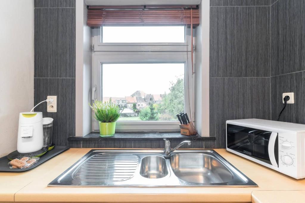 Charmant Appartement Met Zicht Damse Vaart @Brugge Zewnętrze zdjęcie
